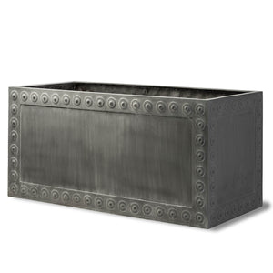 Cromwell traditional style faux lead, large trough planter
