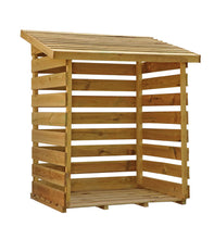 Load image into Gallery viewer, Mercia 3 x 3ft Single Timber Log Store – Compact and Durable Log Storage