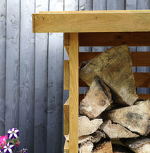 Load image into Gallery viewer, Mercia 3 x 3ft Single Timber Log Store – Compact and Durable Log Storage