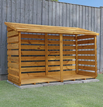 Load image into Gallery viewer, Mercia 6 x 3ft Double Timber Log Store – Spacious and Durable Log Storage