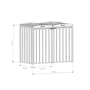 bin storage dimensions