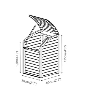 bin store dimensions