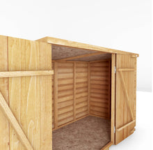 Load image into Gallery viewer, Mercia 3 x 6ft Wooden Overlap Pent Bike Shed | Secure Outdoor Bike Storage