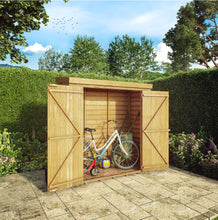 Load image into Gallery viewer, Mercia 6 x 2.6ft Overlap Pent Store – Tall and Space-Saving Garden Storage