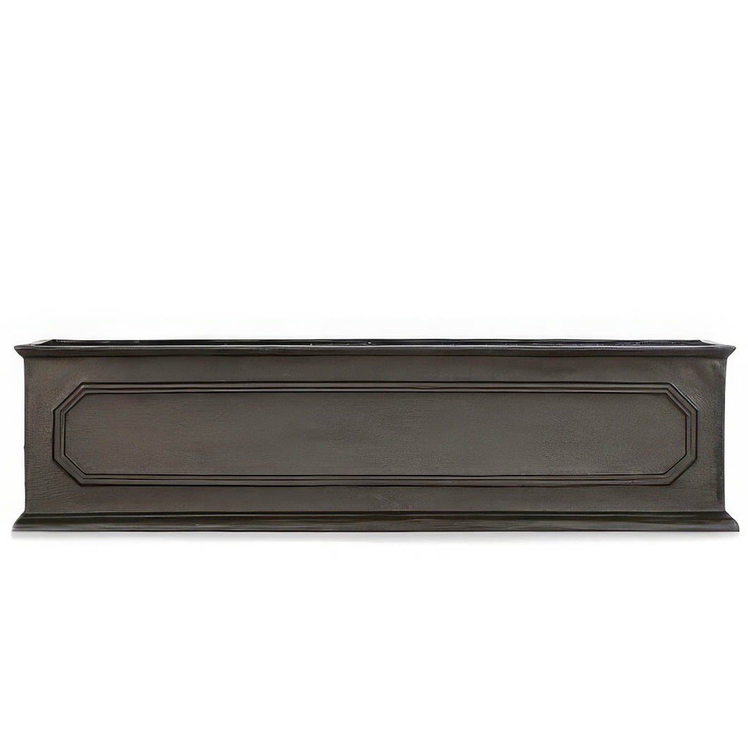 Stuart, traditional style faux lead window box planters, made in the UK