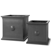 Load image into Gallery viewer, Classic faux lead traditional style garden planters for period homes