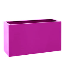 Load image into Gallery viewer, Bright Colourful trough planters, fuchsia pink garden planter