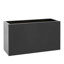 Load image into Gallery viewer, Dark grey anthracite trough planters RAL7016