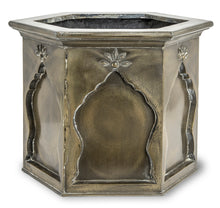 Load image into Gallery viewer, Arabsque Faux Lead Planter