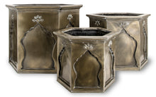 Load image into Gallery viewer, Arabsque Faux Lead Planter
