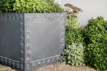 Load image into Gallery viewer, Traditional faux lead Cromwell square planter, perfect for country gardens and London Gardens