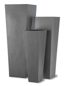 Geo Tall Tapered Square Planter