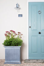 Load image into Gallery viewer, Traditional garden planters. Grosvenor square planter in antique faux lead finish