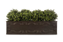 Load image into Gallery viewer, Hampton Faux Lead Traditional Window Box Planter
