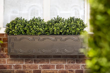 Load image into Gallery viewer, Hampton Faux Lead Traditional Window Box Planter