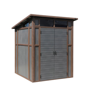 Mercia 7 x 7ft  Premium Composite Pent Shed | Small Shed | Garden Storage