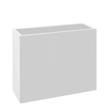 Load image into Gallery viewer, Tall white trough planters. Large white trough planters by Verti Green